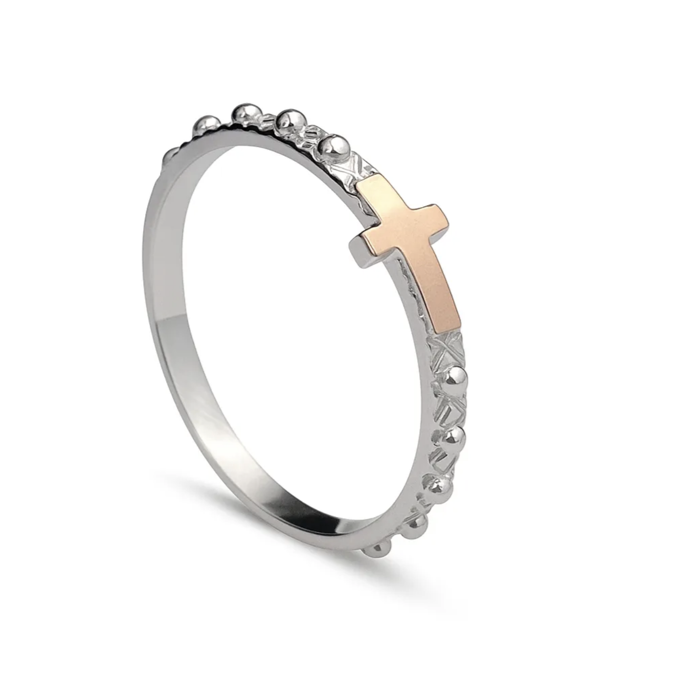 Каблучка-оберіг Вервичка — вид збоку